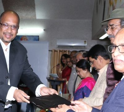 TIFF print partner Shri Manish Gupta welcomes APCCF Shri Dilip Kumar