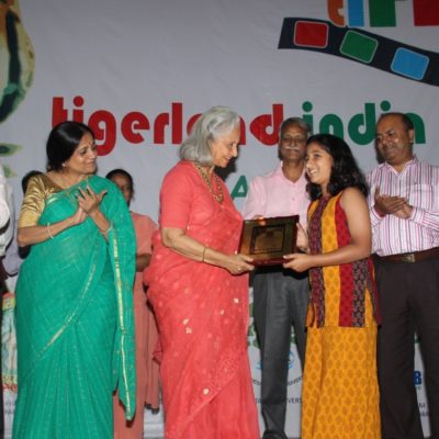 Ms Riya Agrawal is awarded for Best painting underJunior category