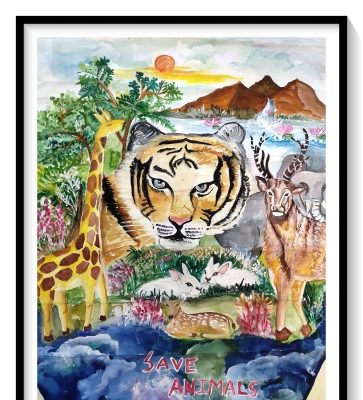 'Save Environment & Wildlife' by Mukesh Singh
