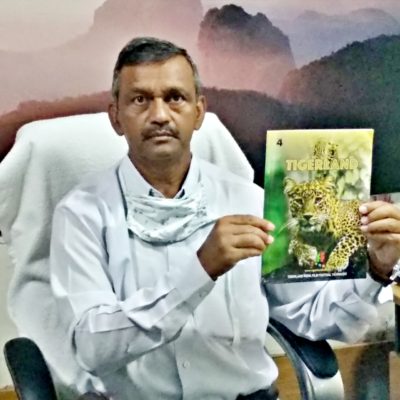 PCCF & CWLW Shri Alok Kumar ji releases the book from MP Wildlife Wing Headquarters in Bhopal